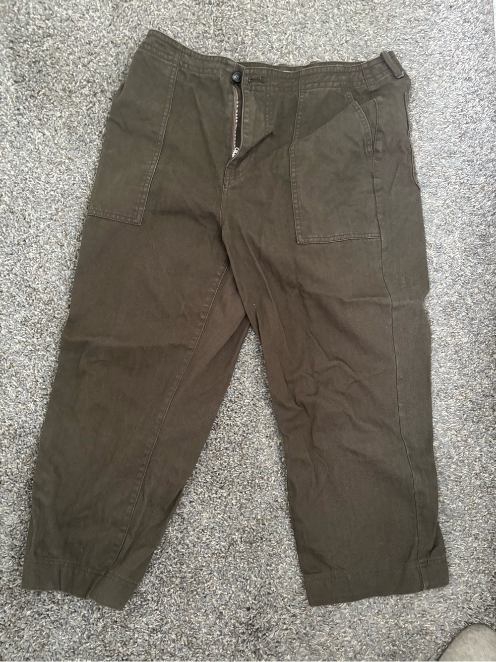 Everlane Olive Trousers